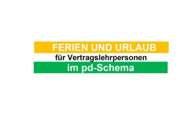 Information für Lehrpersonen im pd-Schema