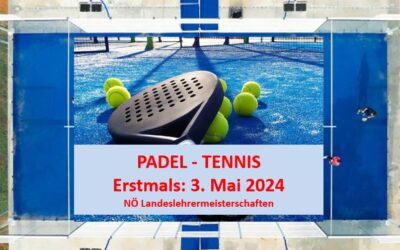 PADEL – TENNIS am 3. Mai 2024