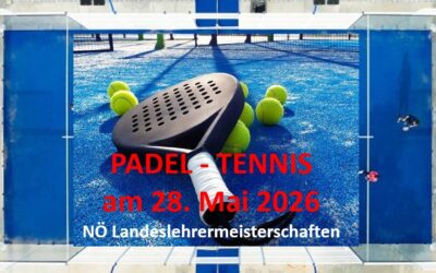 PADEL – TENNIS am 28. Mai 2026